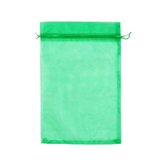 100 pcs Fruit Protection Bags, Fruit Mesh Bags With Drawstring Mesh Bags ,Green Netting Cover Bags Drawstring Mesh Fruit Protectors Pest Barrier for Tomato Mango Trees Veggies Garden