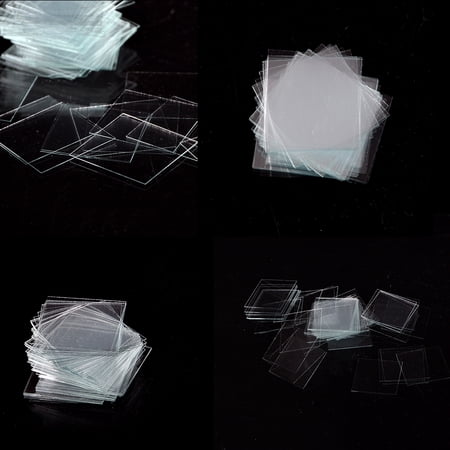 100 pcs Glass Micro Cover Slips 18x18mm - Microscope Slide Covers