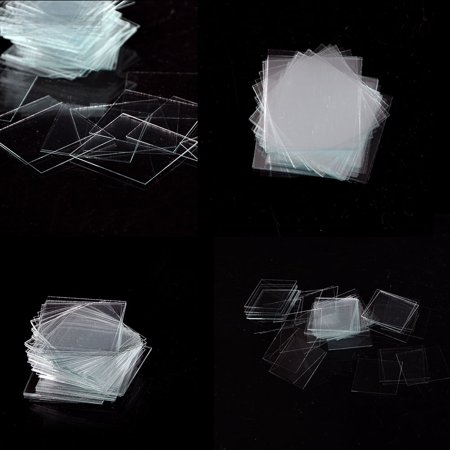 100 pcs Glass Micro Cover Slips 18x18mm - Microscope Slide Covers