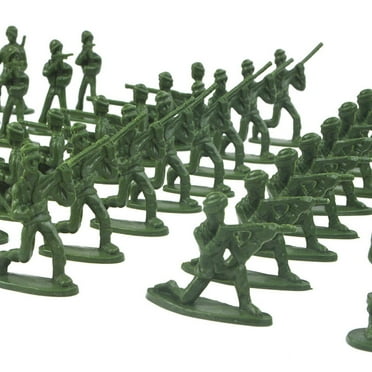 100 pcs Military Playset Plastic Toy Soldiers Men 3.8cm Figures