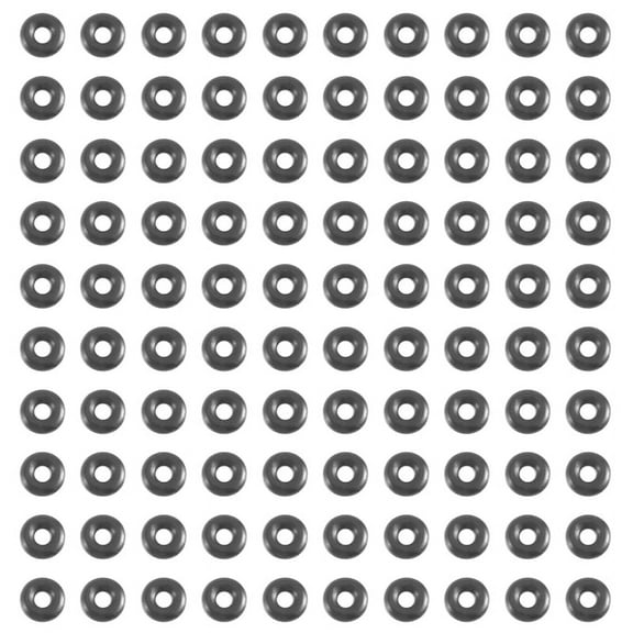 100 pcs O-ring in nitrile rubber 6 x 2 mm