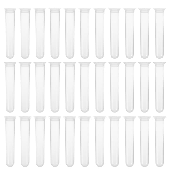 OUNONA Set of 100 Sealed Polypropylene (PP) Tubes for Laboratory and Scientific Experiment Use, and