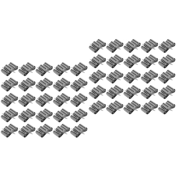FUEENIRVA Durable 301 Stainless Steel Cable Clips for Trailer and Wires