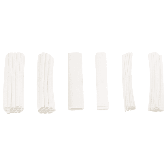 100 pcs heat shrink tube casing color:white