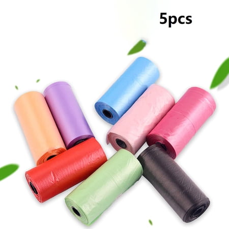 100 pcs pet poop bag cat and dog poop disposal bag dog poop bag PE