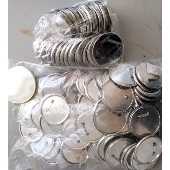 100 piece of (58mm) 2 1/4  inch Button Blank for Button/Badge Maker Press circle cutter