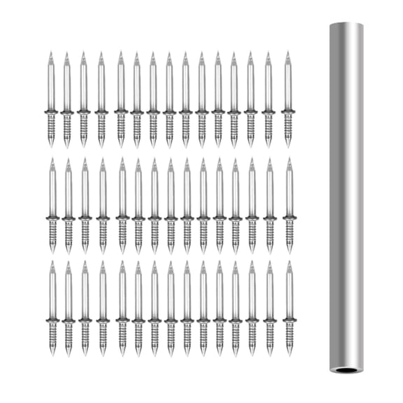 100-piece/set Sheep Horn Nails Rustproof & Reusable Cement Nails Strong and Baseboard Installation