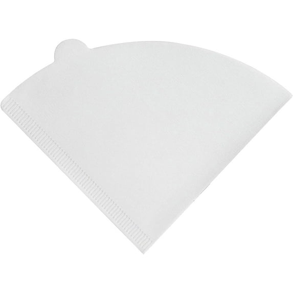 100 pieces Coffee Filters Paper Cone Filters Basics Basket Disposable Natural Paper Filters Cone For Pour Over and Drip Coffee Maker