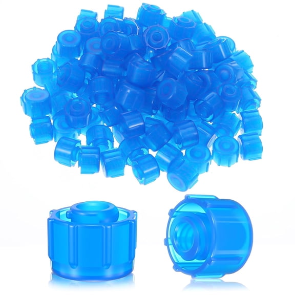 100 pieces syringe caps, easy grip syringe tip caps suitable for locking and sliding syringes, needleless Louis lock caps for feeding tubes laboratory supplies