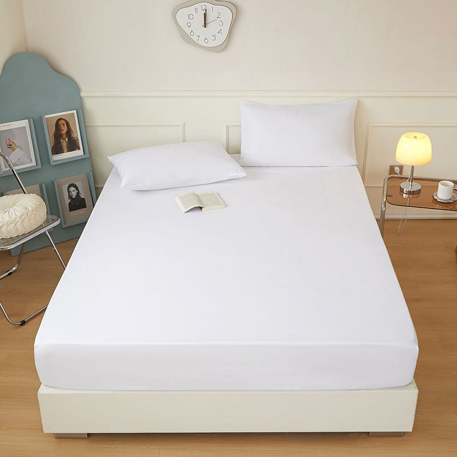 100polyester 30CM High solid snug fit Egyption Quality Fitted Sheet