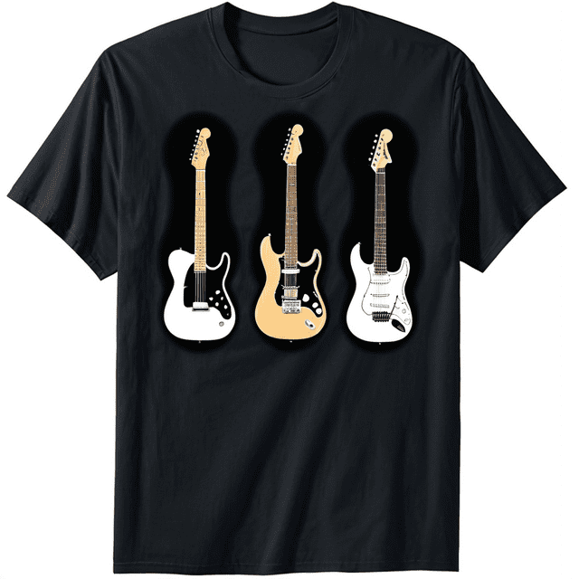 100% pure cotton Fender Vintage Guitar Lineup T-Shirt