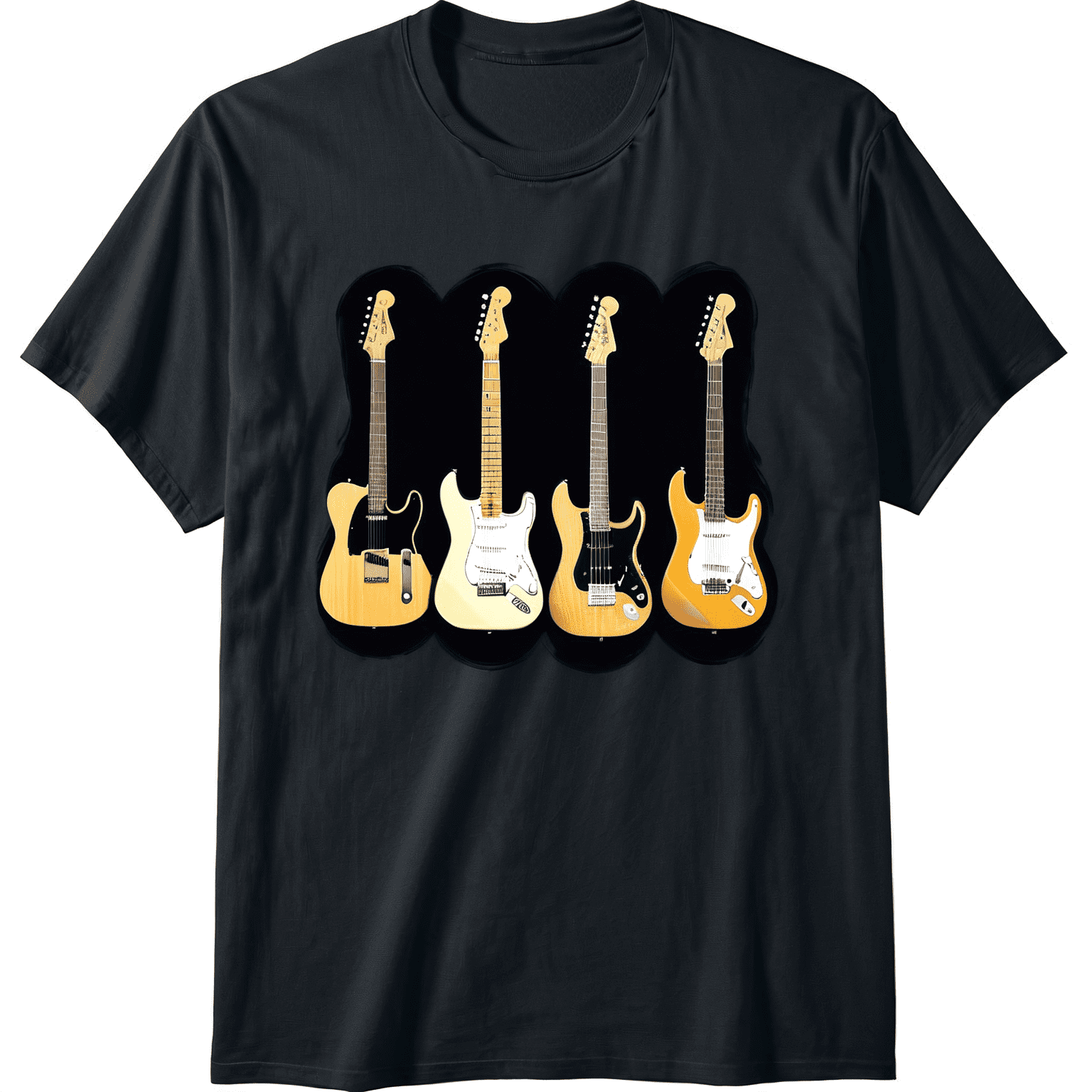 Guitar Women Player T-shirt Vintage Style