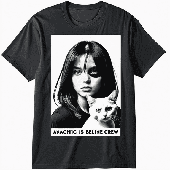 100% pure cotton Vintage Punk Rock Cat Tee: Distressed Graffiti Grunge ...
