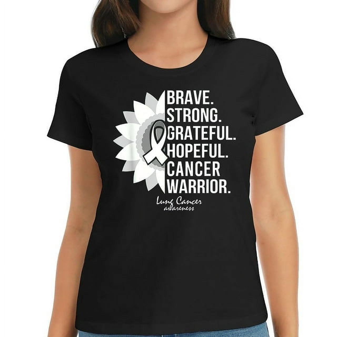 Stronger Than Lung Cancer Awareness T-Shirt