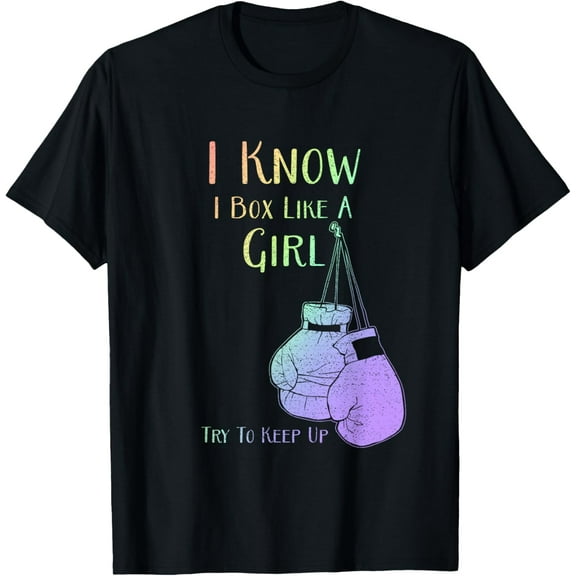 100% pure cotton for both men and womenBox Like A Girl - Funny Boxing Tee For Girls & Women T-Shirt
