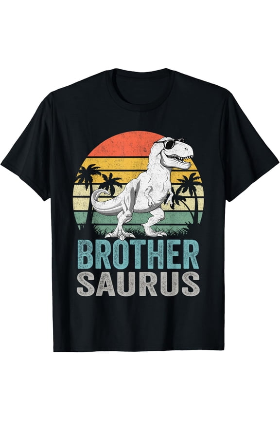 100% pure cotton for both men and womenBrothersaurus T Rex Dinosaur Brother Saurus Family Matching T-Shirt
