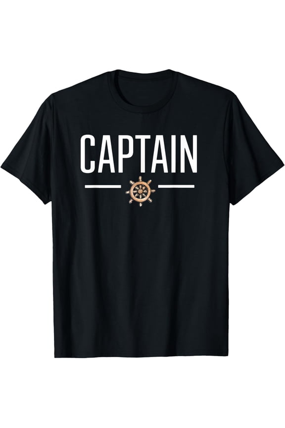 100% pure cotton for both men and womenCaptain Tshirt for Boat Lovers or First Mate T-Shirt