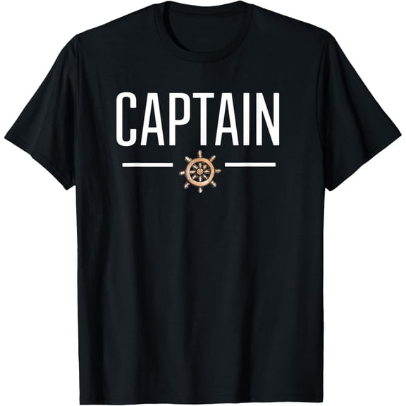 100% pure cotton for both men and womenCaptain Tshirt for Boat Lovers or First Mate T-Shirt