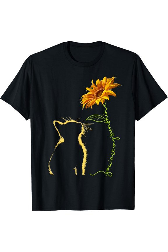 100% pure cotton for both men and womenCat You Are My Sunshine Tee - Cats T-Shirt Gift