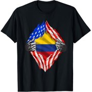 T-shirt Cotton America Motif Artéfact Colombien - Taille M, Noir 100% Coton, Occasion En Excellent état