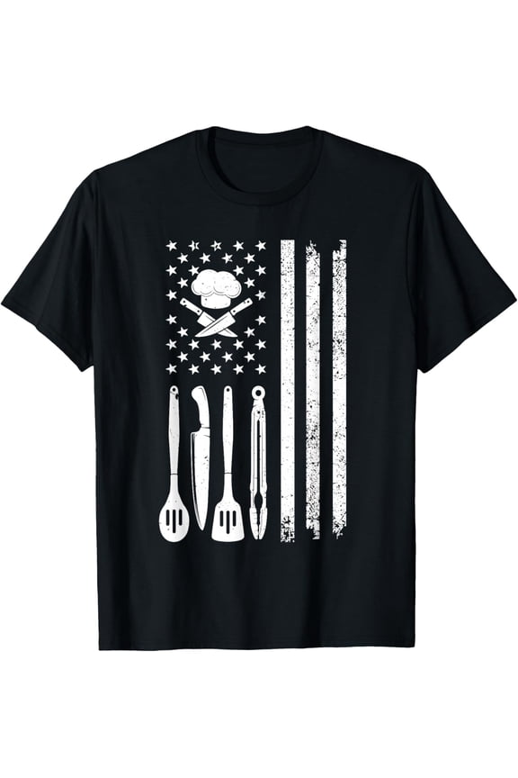 100% pure cotton for both men and womenCool Chef Art For Men Women Restaurant Cook Male Home Chef T-Shirt