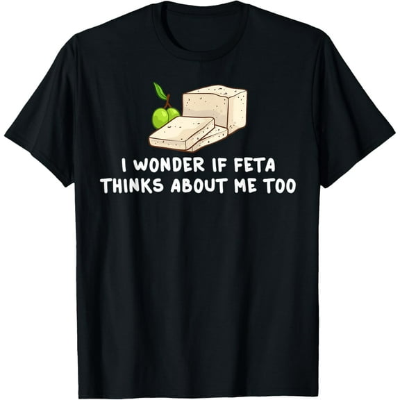 100% pure cotton for both men and womenFeta Cheese Gift Goat Greece Greek T-Shirt