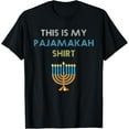 thumbnail image 1 of 100% pure cotton for both men and womenFunny Hanukkah Pajama - This is My Pajamakah Gift T-Shirt, 1 of 6