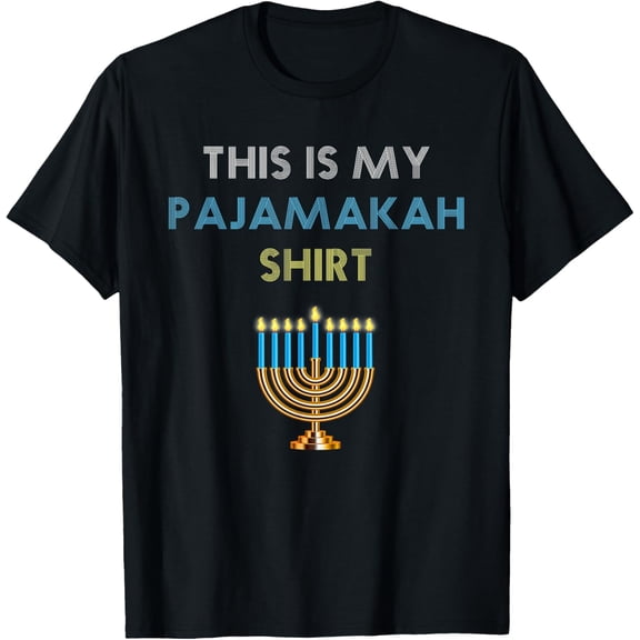 100% pure cotton for both men and womenFunny Hanukkah Pajama - This is My Pajamakah Gift T-Shirt
