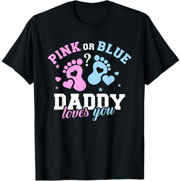 100% pure cotton for both men and womenGender reveal daddy dad T-Shirt