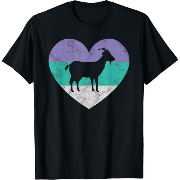 100% pure cotton for both men and womenGoat Gift For Women & Girls Retro Cute T-Shirt