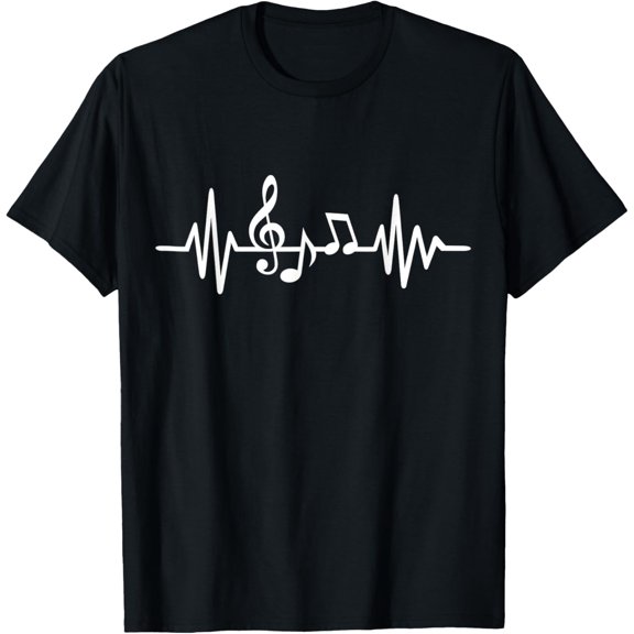 100% pure cotton for both men and womenMusic frequency T-Shirt