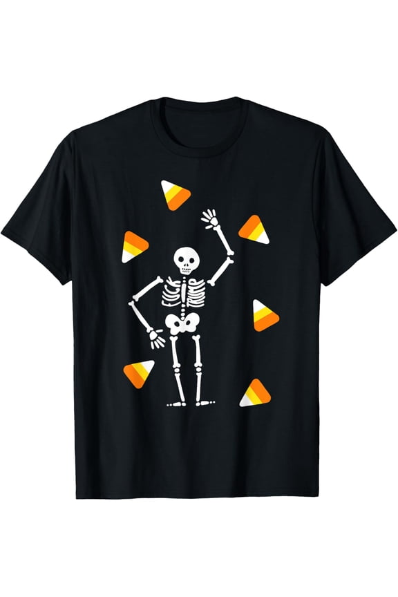 100% pure cotton for both men and womenSlightly Subtle Halloween Skeleton Candy Spooky Season T-Shirt