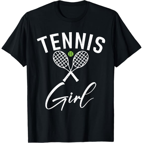 100% pure cotton for both men and womenTennis Girl T-Shirt