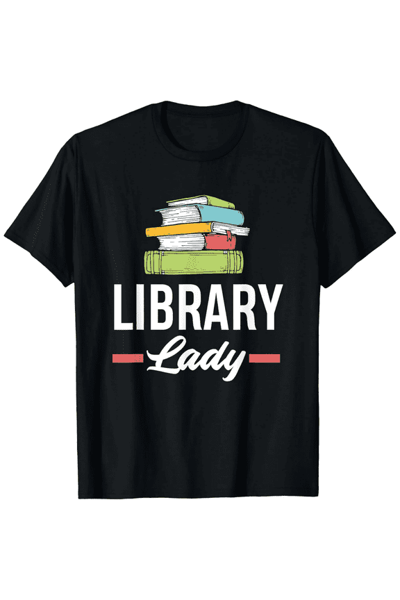 100% pure cotton short-sleeved Funny Library Lady Librarian Library Assistant Womens T-Shirt