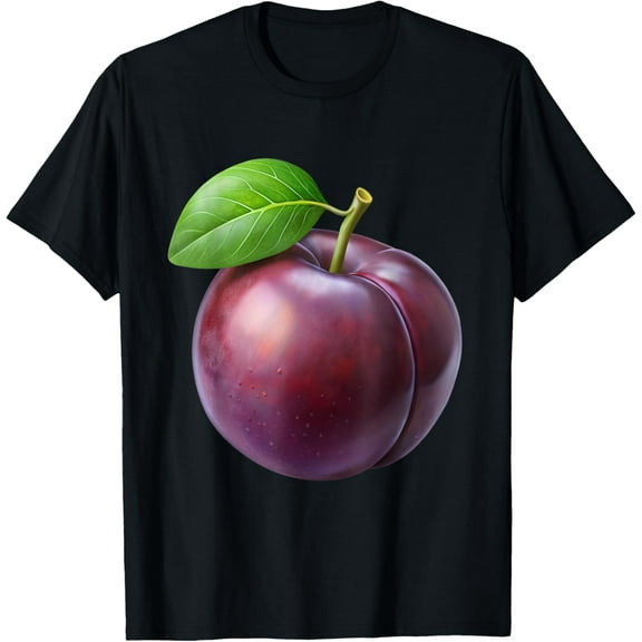 100% pure cotton short-sleeved for men and womenI Love My Plum Fruit T-Shirt