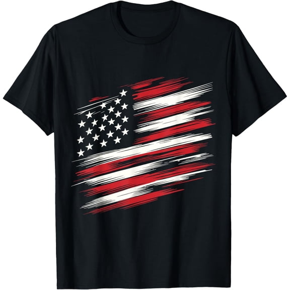 100% pure cotton short-sleeved men and women4th of july shirts for men fourth of july shirts for women T-Shirt