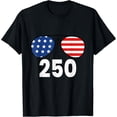 thumbnail image 1 of 100% pure cotton short-sleeved men and womenAmerica 250th Anniversary Celebration 250 Years America T-Shirt, 1 of 6