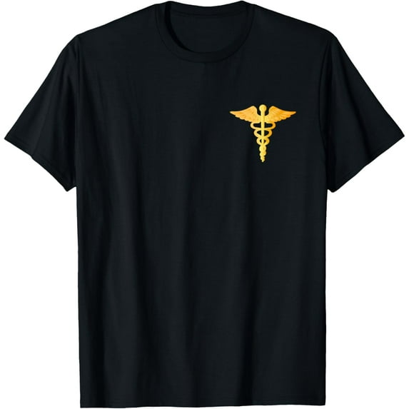 100% pure cotton short-sleeved men and womenCADUCEUS SYMBOL DOCTOR NURSING MEDICAL PHYSICIAN STUDENT RN T-Shirt