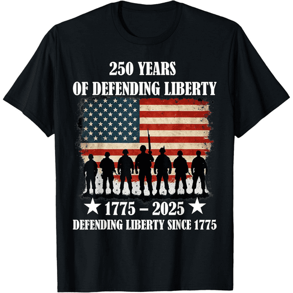 100% pure cotton short-sleeved men and womenPatriotic USA Us Military Parade 250th anniversary 2025 T-Shirt