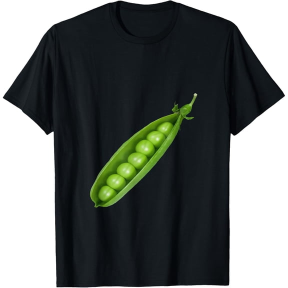 100% pure cotton short-sleeved men and womenPeas in a Pod Pea Vegetable T-Shirt