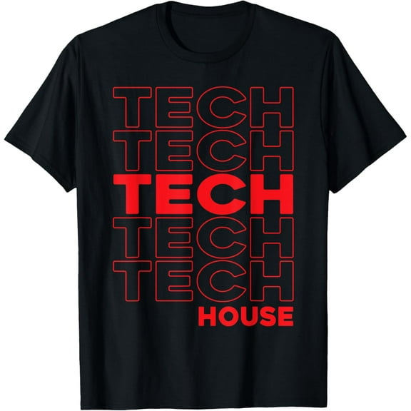 100% pure cotton short-sleeved men and womenTech House TShirt Deep Dub Techno EDM T-Shirt