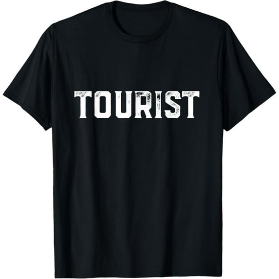 100% pure cotton short-sleeved men and womenTourist Costume For English Speaking Countries Tourism T-Shirt