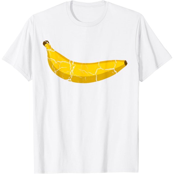 100% pure cotton short-sleeved men and womenVintage Yellow Banana Shirt - Banana T Shirt T-Shirt