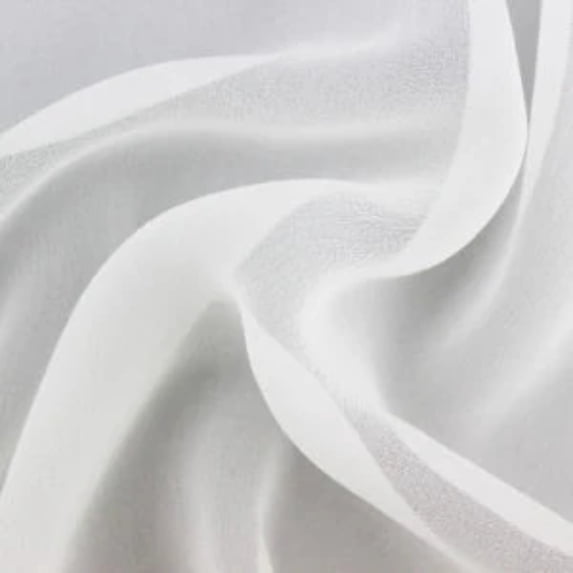 100% silk Georgette 60-95 grams dyeable 44" wide