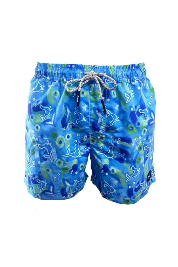 100% Soft Quick Dry Fabric Men Elastic Waist Swim Trunk Bathing Shorts No Lining Running Shorts
