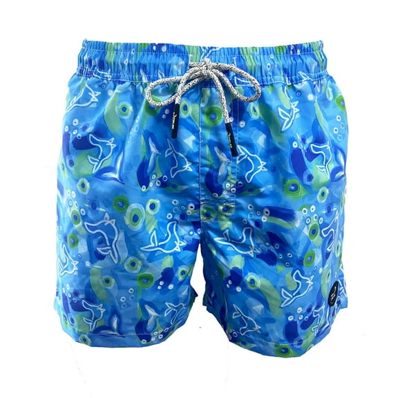 100% Soft Quick Dry Fabric Men Elastic Waist Swim Trunk Bathing Shorts No Lining Running Shorts