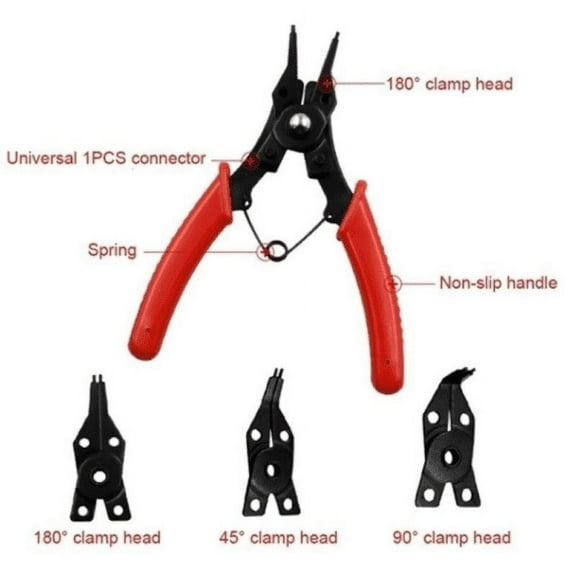 100 stainless steel circlip pliers set circlip snap ring assortment circlip