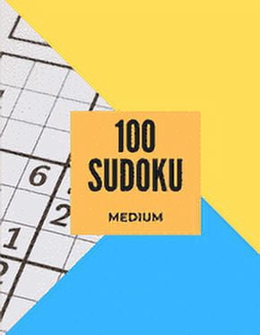 100 sudoku Medium : Difficult Sudoku Puzzle book for adult - 8,5 in X 11 in - Large Print - Answer key included (Paperback)