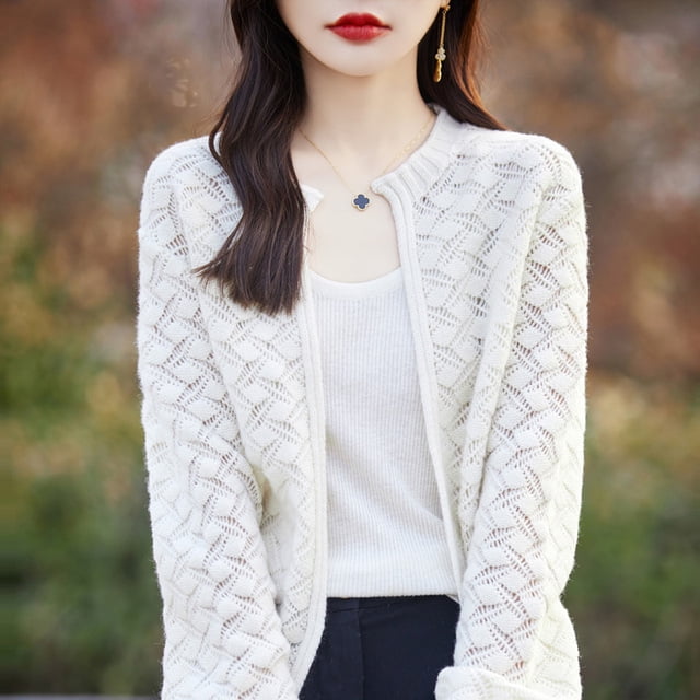 New Hollow Thin Knit Cardigan New Hollow Thin Knit Cardigan