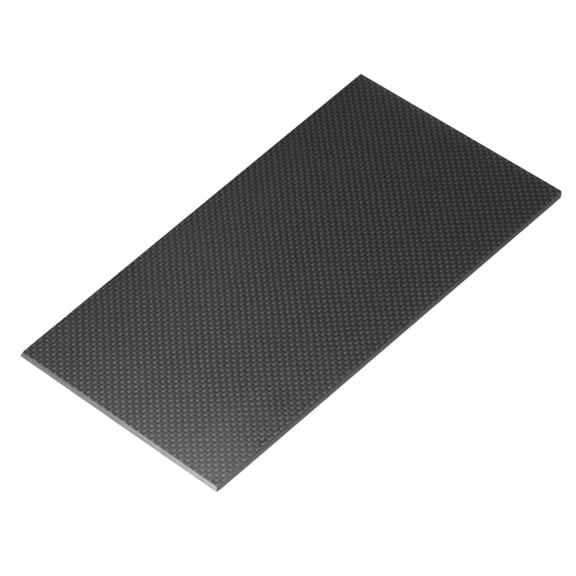 100 x 250 x 4.5mm Carbon Fiber Board Plate Glossy Laminate Plain Weave Panel Sheets Flexible for RC Aircraft, Model Car